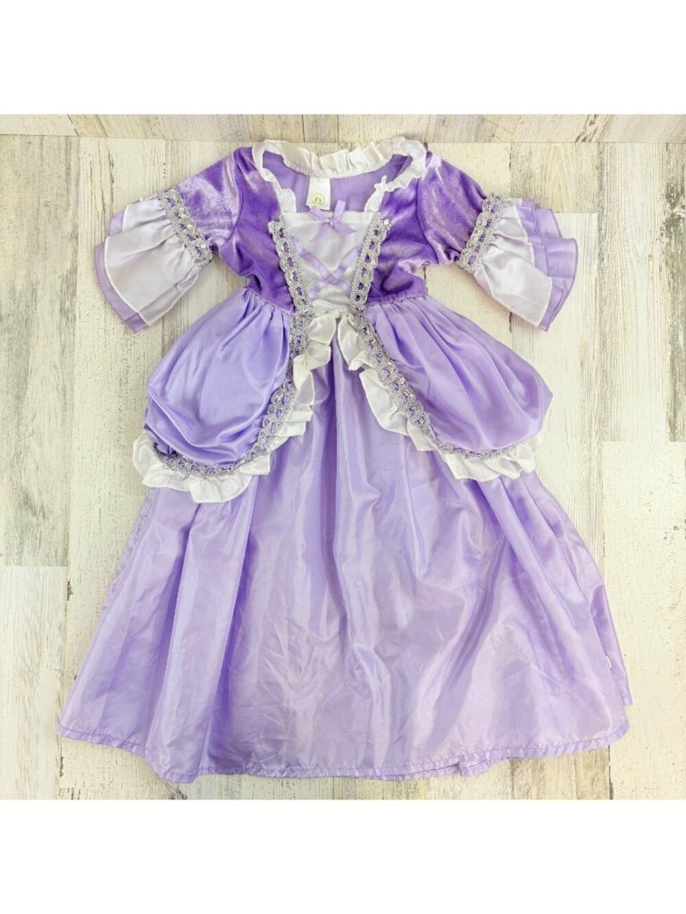 Little Adventures Rapunzel Princess Dress Girls Sz M 3 5 Dress Up Costume